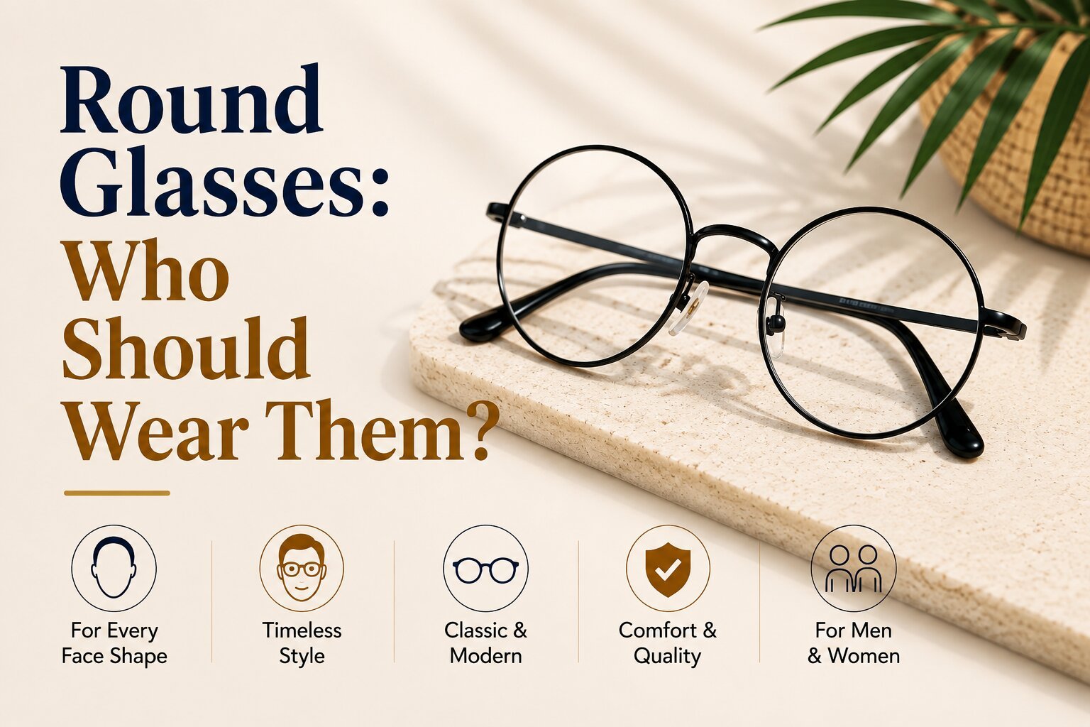 round glasses: who should wear them?