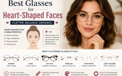 Best Glasses for Heart-Shaped Faces: The Complete Style Guide