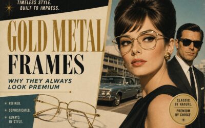 Gold Metal Frames: Why They Always Look Premium