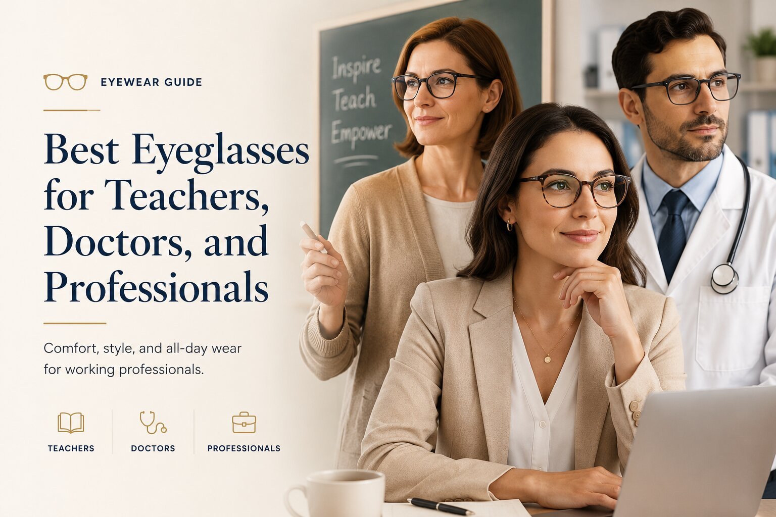 best eyeglasses for teachers, doctors and professionals