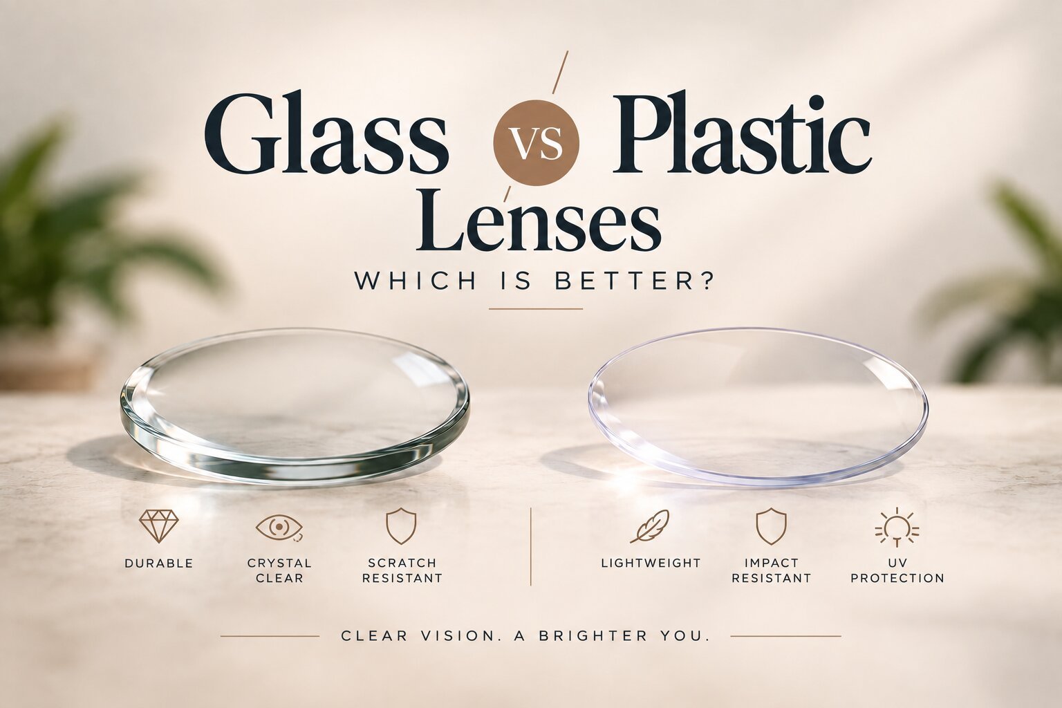 Glass vs Plastic Lenses: Which Is Better?